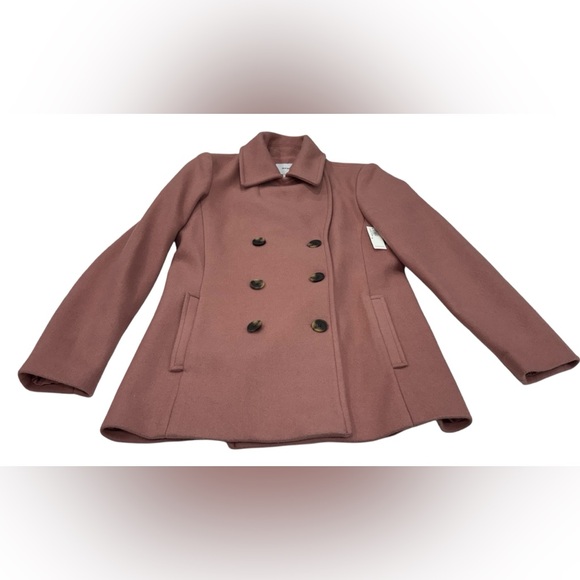 NWT Elegant Old Navy Pink Double-Breasted Women's Coat - Picture 6 of 8